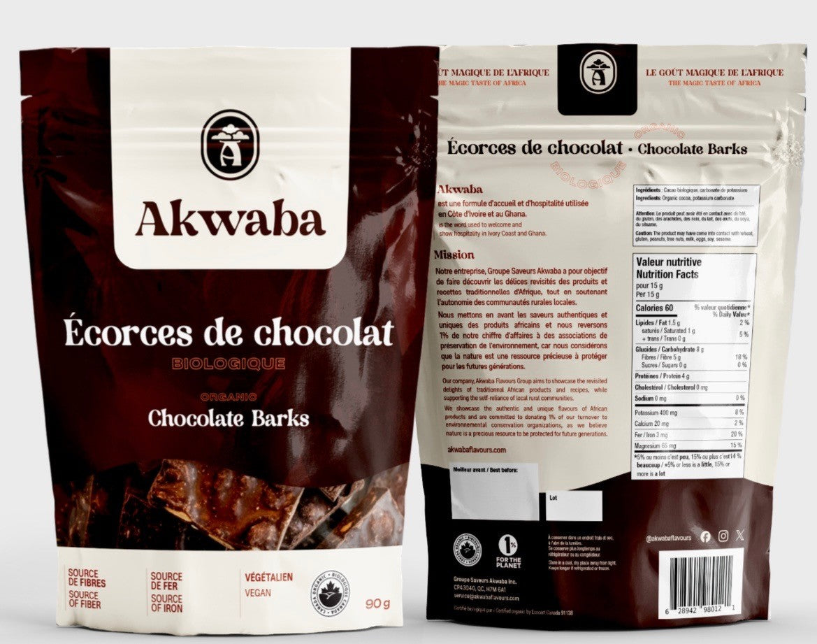 Snacks-Écorces de chocolat (Bientôt disponible)